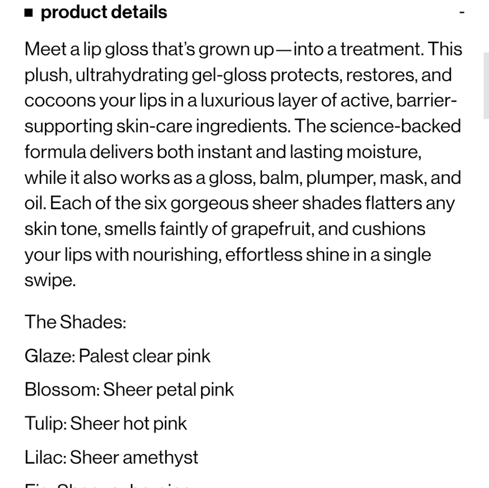 NIB GOOP GEL HYDRA BARRIER GEL GLOSS IN LILAC - Picture 3 of 8